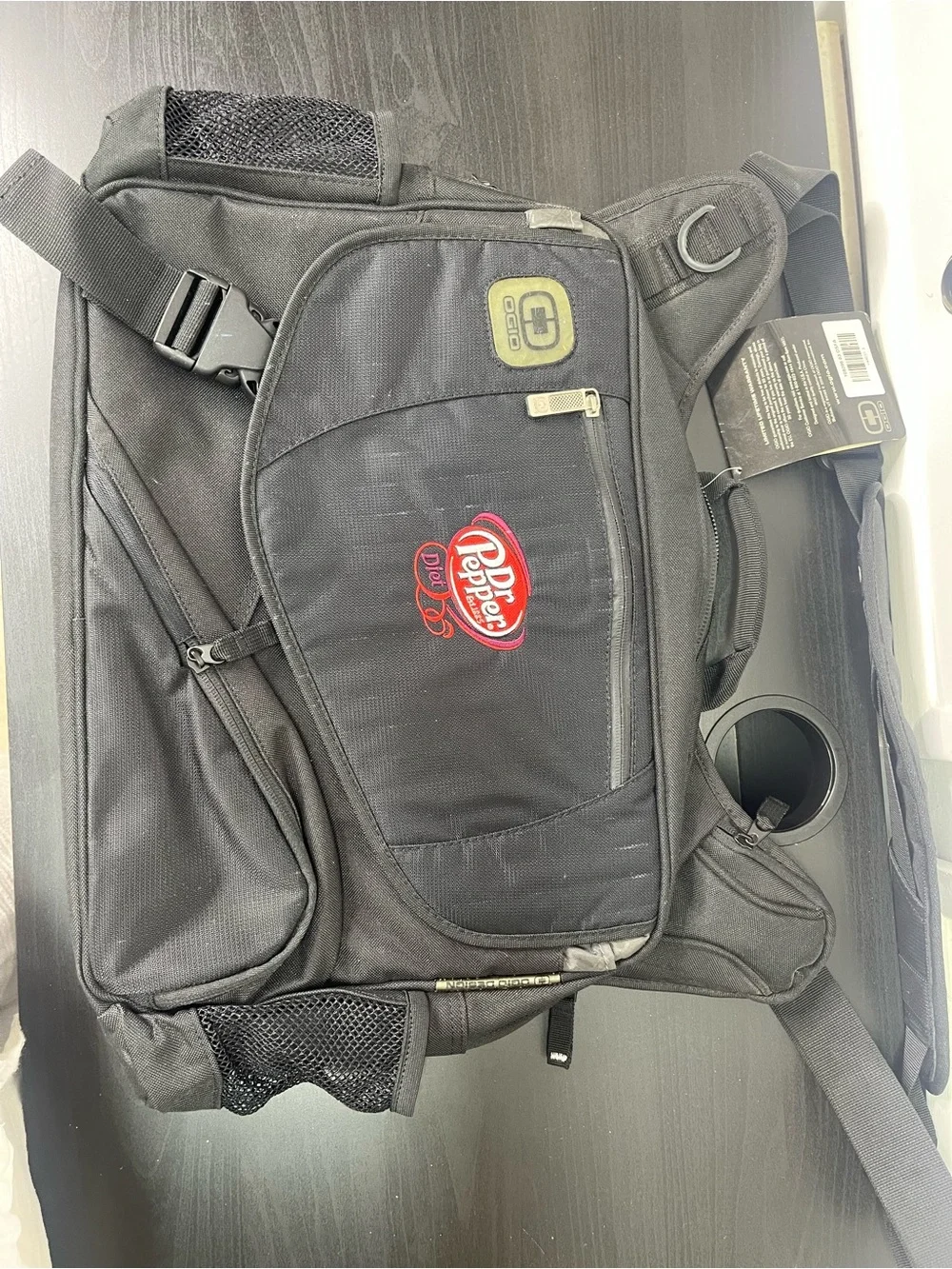 VTG  Diet Dr Pepper Ogio Hip Hop Messenger Bag Sling Laptop Promo Y2K Deadstock